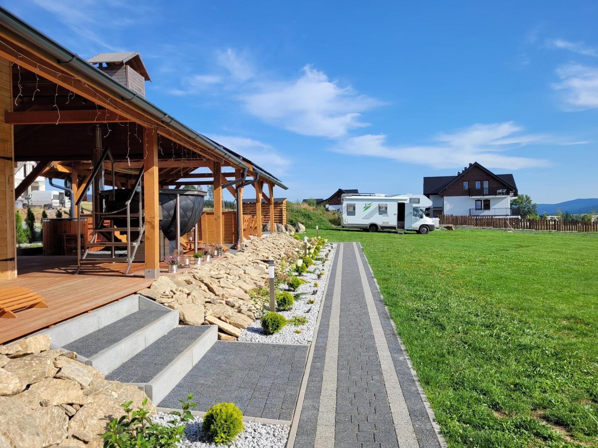 Osada Orlica Klimatyczne Domki Z Widokiem Na Gory I Termalnym Spa Sauna Jacuzzi 4 Km Od Zieleniec Ski Arena Лясувка Екстер'єр фото