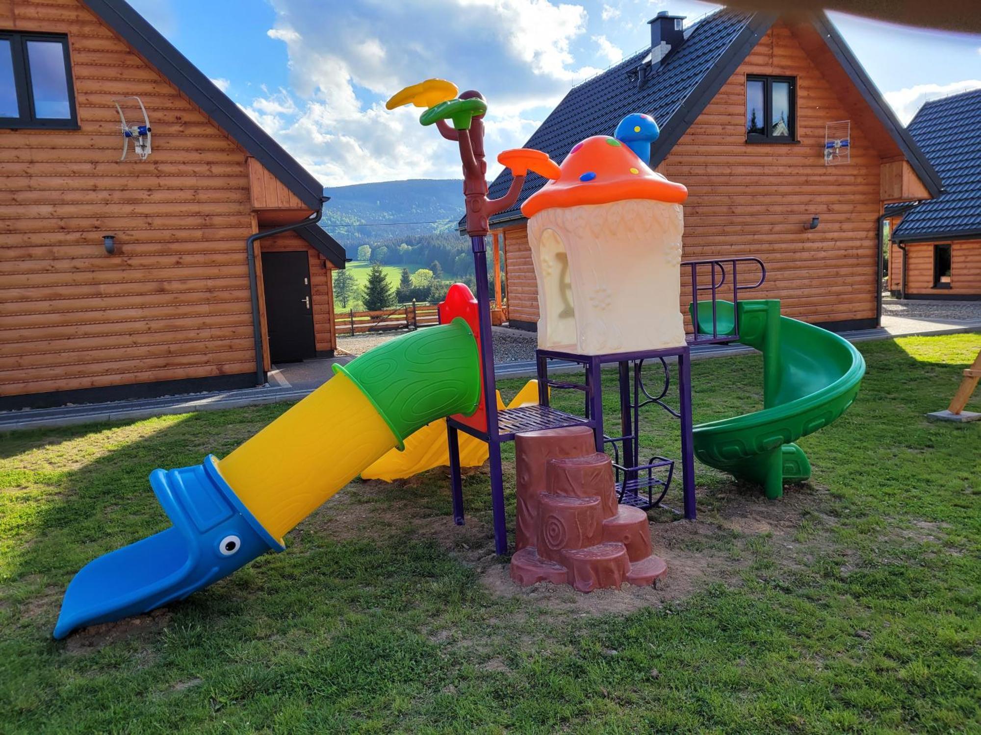 Osada Orlica Klimatyczne Domki Z Widokiem Na Gory I Termalnym Spa Sauna Jacuzzi 4 Km Od Zieleniec Ski Arena Лясувка Екстер'єр фото