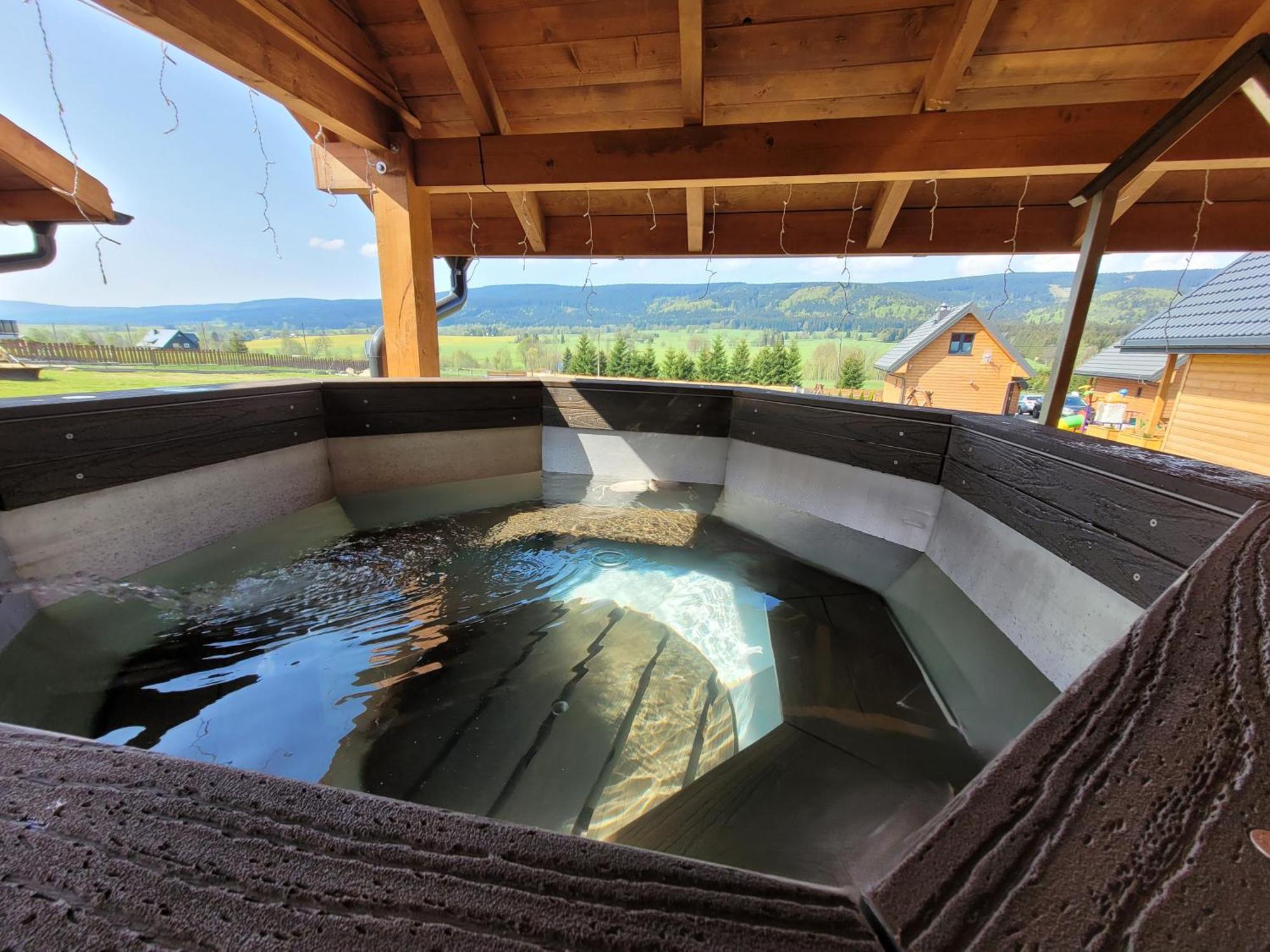 Osada Orlica Klimatyczne Domki Z Widokiem Na Gory I Termalnym Spa Sauna Jacuzzi 4 Km Od Zieleniec Ski Arena Лясувка Екстер'єр фото