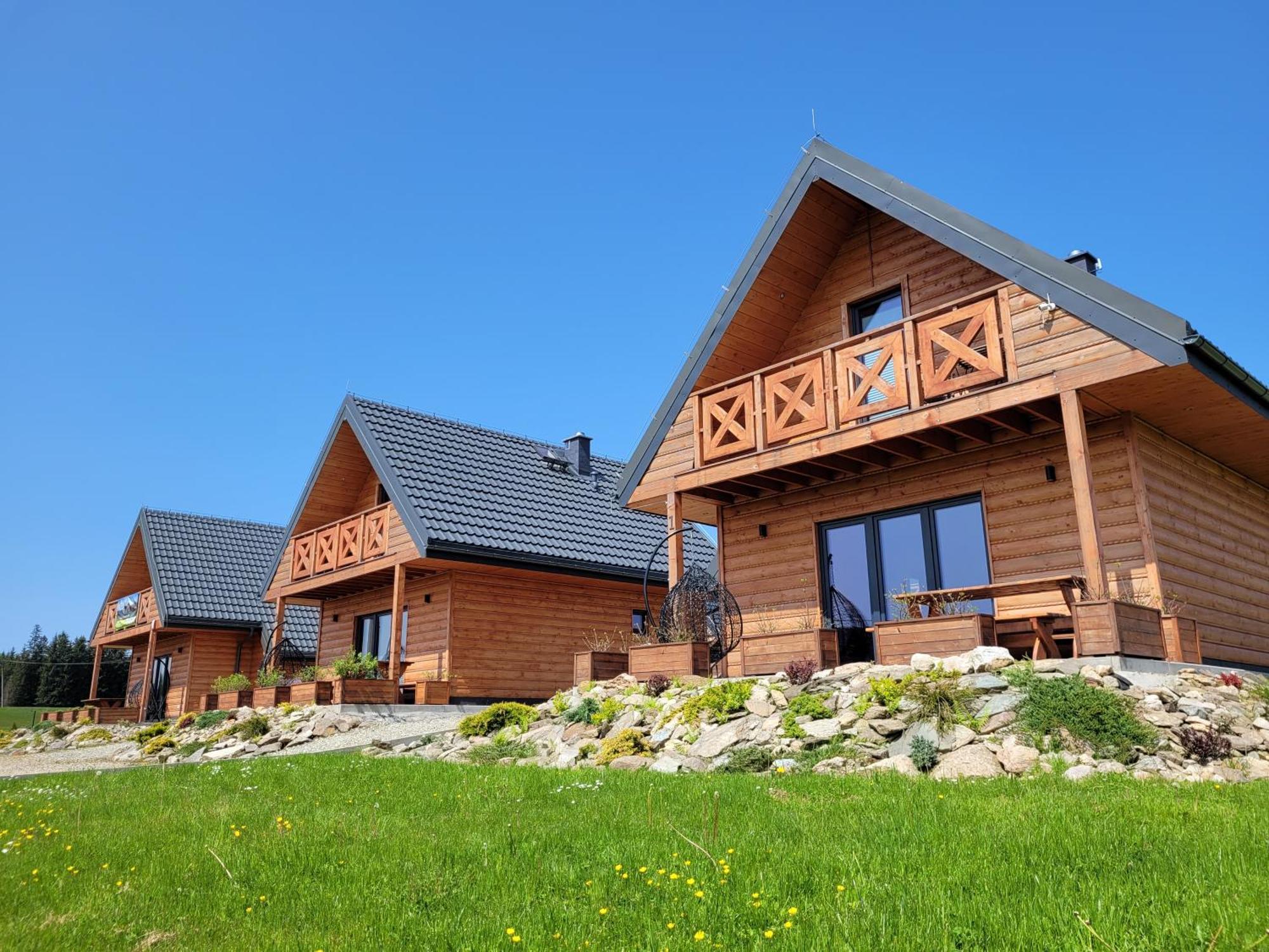 Osada Orlica Klimatyczne Domki Z Widokiem Na Gory I Termalnym Spa Sauna Jacuzzi 4 Km Od Zieleniec Ski Arena Лясувка Екстер'єр фото