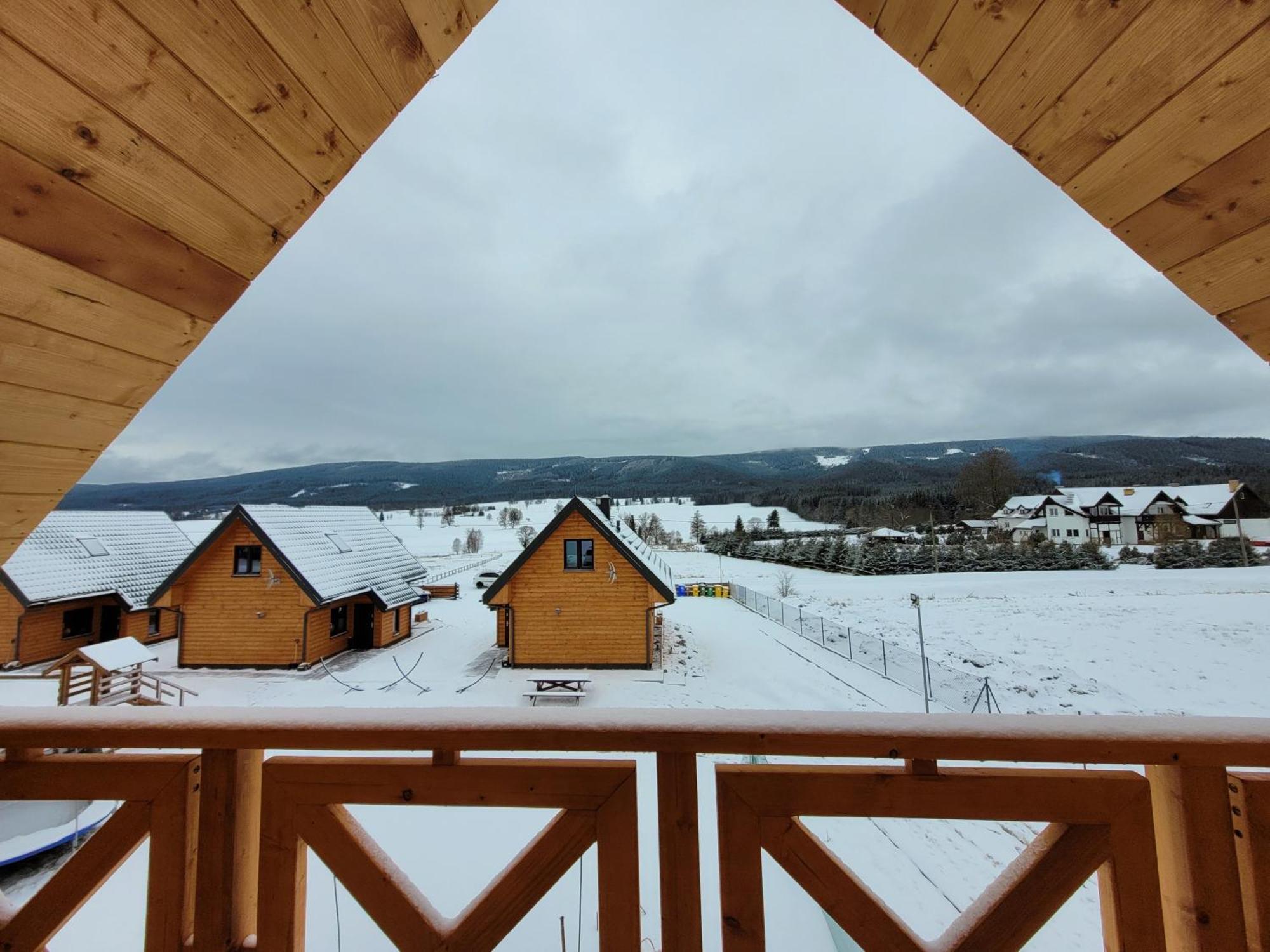 Osada Orlica Klimatyczne Domki Z Widokiem Na Gory I Termalnym Spa Sauna Jacuzzi 4 Km Od Zieleniec Ski Arena Лясувка Екстер'єр фото